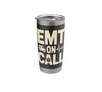EMT On Call Ambulance EMS First Responder Pride Stainless Steel Insulated Tumbler