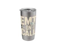 EMT On Call Ambulance EMS First Responder Pride Stainless Steel Insulated Tumbler