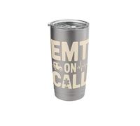 EMT On Call Ambulance EMS First Responder Pride Stainless Steel Insulated Tumbler