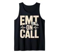 EMT On Call Ambulance EMS First Responder Pride Tank Top