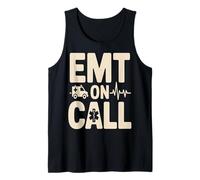 EMT On Call Ambulance EMS First Responder Pride Tank Top