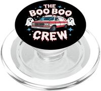 EMT Paramedic EMS Boo Boo Crew Ambulance Ghost Halloween PopSockets PopGrip for MagSafe