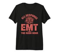 EMT Rush Hour Star Life Distressed Premium T-Shirt