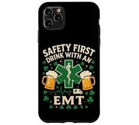 EMT St Patricks Day Beer Safety First Drink With An Emt Case for iPhone 11 Pro Max