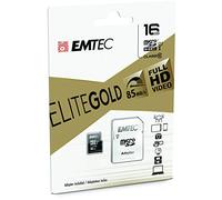 Emtec 16 GB SDXC Class 10 UHS-I Flash Memory Card with Adapter - Gold