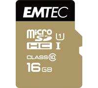 EMTEC 16GB CLASS 10 GOLD+ MICRO SDHC FLASH CARD NEW