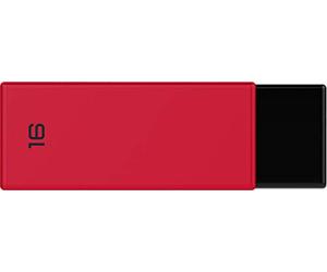 Emtec C350 Brick USB Flash Drive 16 GB USB Type-A 2.0 16 GB USB Type-A 2.0 15 MB/s Swivel Ring Black Red