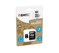 Emtec Micro SD SDHC Memory Card 16GB Flash Class 10