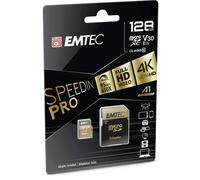 EMTEC MicroSD Card 128GB SDXC CL10 Speedin V30 A1 NEW