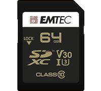 EMTEC SDXC 64GB Class10 Speedin 64 GB SDXC Class 10 - Memory Card for Camera - 64 GB - SDXC Memory Card Class 10 95MB/s, Black