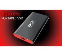 Emtec X20 Elite Usb-c 256gb External Ssd Clear