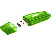 EMTEC - C410 Color Mix 2.0 Series Runners USB Flash Drive - USB 2.0 Universal Compatibility - 15MB/s Read and Write 5MB/s - Eco-Design - Green