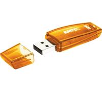 Emtec C410 USB Flash Drive 128 GB USB Type-A 2.0 Orange - USB Flash Drives (128 GB, USB Type-A, 2.0, Cap, Orange)