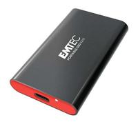 Emtec X210 Elite 128GB External Solid State Drive - USB-C 3.2 Gen2 Interface SSD - Backward Compatible USB 3.2 Gen1 and 2.0 - 3D NAND Flash Technology - USB-C 3.2 Gen2 to USB-A Cable Included - Black