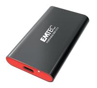 EMTEC X210 USB 3.2 External Solid State Drive - 512GB Black/Red