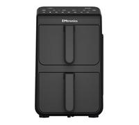 Emtronics 10L Stack Dual Air Fryer Double Basket Large Family Size - Black
