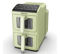 Emtronics 10L Stack Dual Air Fryer - Sage Green
