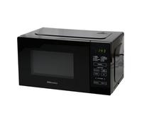 Emtronics 20 Litre Black 700W Microwave With 800W Grill, Timer And Preset Menu
