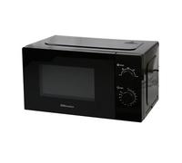 Emtronics 20 Litre Black Microwave 700W With Defrost And 35 Minute Timer