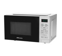 EMtronics 20 Litre Silver 700W Microwave With 800W Grill, Timer and Preset Menu