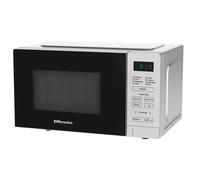 EMtronics 20 Litre Silver 700W Microwave With 800W Grill, Timer and Preset Menu