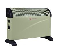 EMtronics 2000W Portable Electric Convector Heater Radiator with 3 Adjustable Heat Settings and Over Heat/Tip Over Cut-Out Function - Sage Green