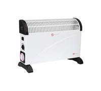Emtronics 2Kw Convector Heater Radiator With Adjustable Thermostat And Timer - White