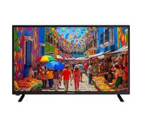 EMtronics 32 inch HD LED TV Black with Freeview, HDMI, USB Media Player, Coaxial, AUX, PVR Recording