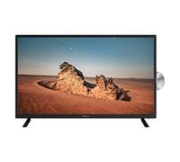 EMtronics 32 inch HD LED TV with Built-in DVD Player, Freeview, HDMI, USB Media Player, COAXIAL, AUX, PVR Recording - Black