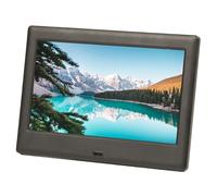 EMtronics 7 Inch Digital Photo Frame with Remote and Adjustable Brightness for Digital Pictures, Video, Music and Calendar, Supports USB and Mini USB, SD Card and Headphone Socket