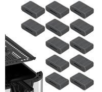 EMtronics 9L Double Air Fryer Crisper Rack Silicone Corners (12 Pack) for EMAFDD9L / EMDAF9LD Series