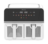 Emtronics 9L Double Basket Air Fryer - White