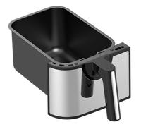 EMtronics Accessories 9L Double Basket Air Fryer Replacement Drawer | Drawer 1 (Left) for EMAFDD9LSL Series - Stainless Steel