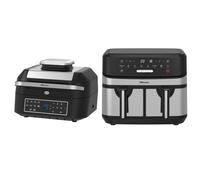 Emtronics Air Fryer 6.3 & Silver 9 Litre Kitchen Set