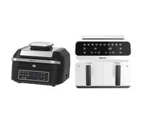 Emtronics Air Fryer 6.3 & White 8 Litre Kitchen Set