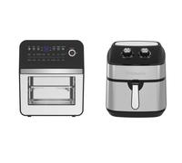 Emtronics Air Fryer Set in Silver 9L & 12L Kitchen Set