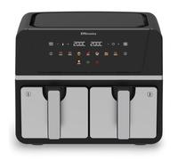 EMtronics Double Basket Air Fryer Dual Drawer 9 Litre - Various Colours