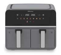 Emtronics 9 Litre Double Basket Air Fryer - Grey