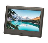 EMtronics 7 Inch Digital Photo Frame with Remote and Adjustable Brightness for Digital Pictures, Video, Music and Calendar, Supports USB and Mini USB, SD Card and Headphone Socket