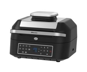 EMtronics Health Grill and Air Fryer 6.3L with Crisper and Temperature Probe