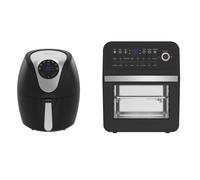 Emtronics Kitchen Set - 12L Digital Oven & 4.5L Single Drawer Air Fryer - Black