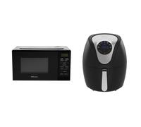 Emtronics Kitchen Set Manual 4.5 Air Fryer & 20L 700W Microwave Grill Black