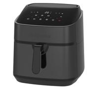 EMtronics XL Extra Large EMAFSD9B Digital Family Size Air Fryer 9 Litre with 8 Preset Menus for Oil Free & Low Fat Healthy Cooking, 99-Minute Timer - Black