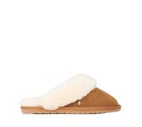 EMU Australia Jolie Chestnut Brown Womens slipper mules W10015-20 in a Plain Suede Leather in Size 7