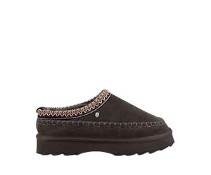 EMU Australia - Sharky Adventure Scuff Womens Suede Slipper, Dark Olive, UK 6