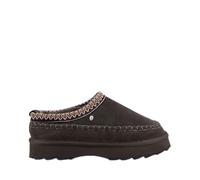 EMU Australia - Sharky Adventure Scuff Womens Suede Slipper, Dark Olive, UK 8