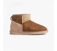 EMU Australia STINGER MICRO PATCHWORK Womens Sheepskin Boot Chestnut - UK 4