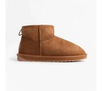 EMU Australia Stinger Micro Chestnut Brown Womens ankle boots W10937-20 in a Plain Sheepskin in Size 8