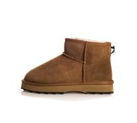 EMU Australia Sharky Micro Chestnut Brown Womens ankle boots W12548-20 in a Plain Suede Leather in Size 6