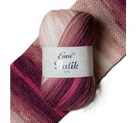 Emu Batik DK Premium Acrylic Yarn 100g Ball 360m, Twirl - 001